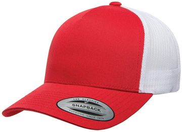 Yupoong Adult Unisex 5-panel Structured Mid-Profile Retro Trucker Cap